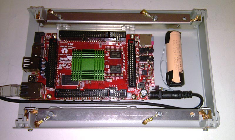A20 ARM board webový mikroserver pro online monitoring FVE